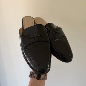 Black Patent Leather Loafers